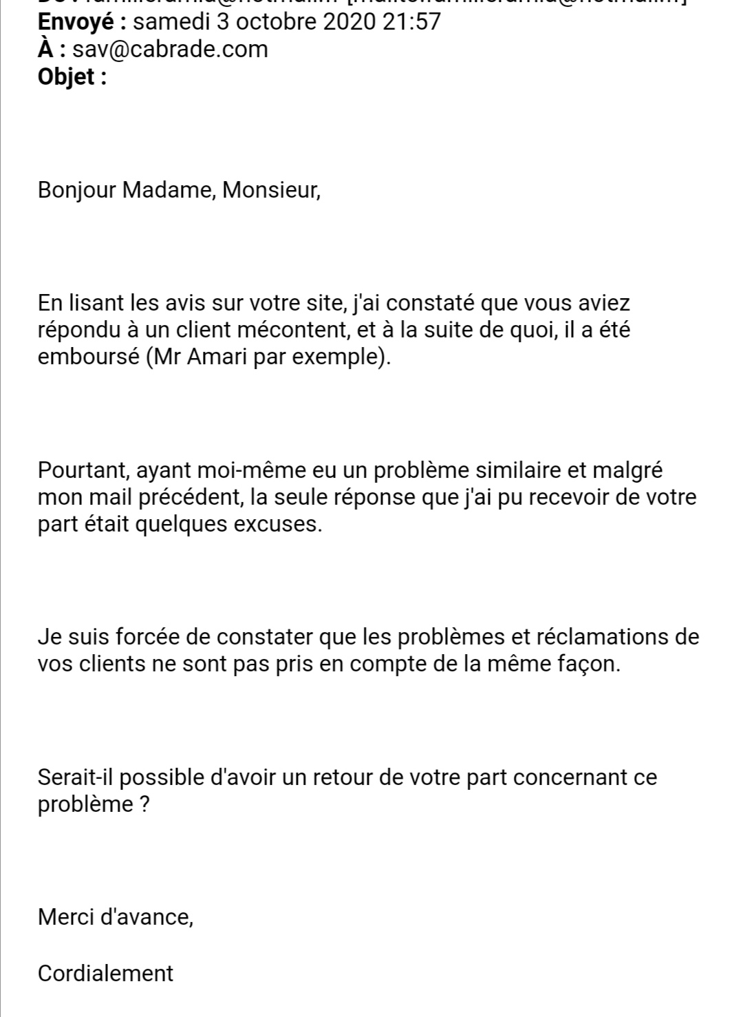 Photo n° 3 de l'avis de Rima.a fait le 22/07/2020 à 10:53