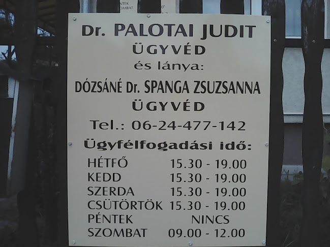 Dózsáné Dr. Spanga Zsuzsanna, Dr. Palotai Judit