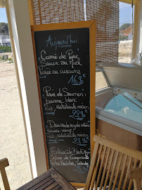 Le Victy Beach à Sausset-les-Pins menu