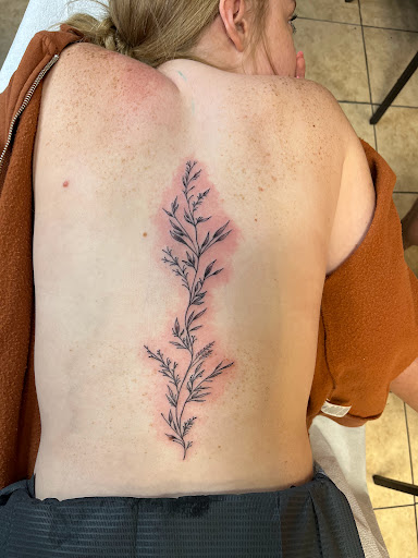 Explore feminine half sleeve tattoo ideas, creative tattoo ideas in Houston, available at 333 Tattoo Studio HTX