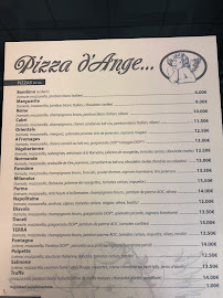 Menu / carte de Pizza d'Ange... à Saint-Jean-d'Angély