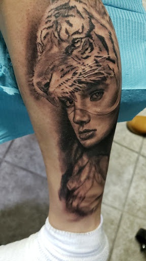 Explore cute witch tattoo ideas, creative tattoo ideas in Warren, available at Dark Horse Tattoo Co. LLC.