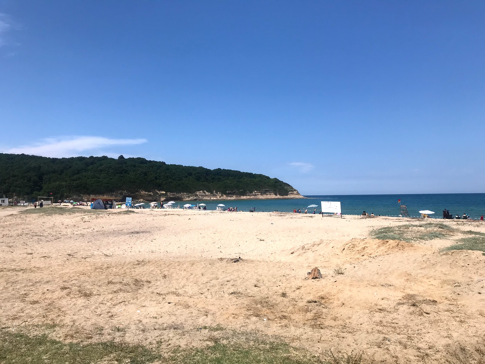 Foto van Cilingoz beach en de nederzetting