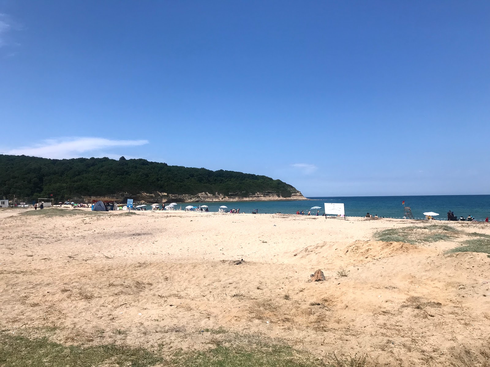 Cilingoz beach'in fotoğrafı uçurumlarla desteklenmiş