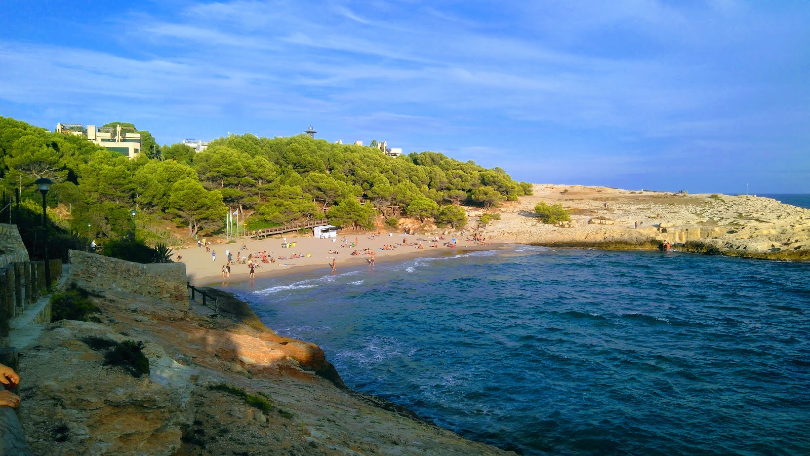 Foto de Cala Canyadell com areia bege superfície