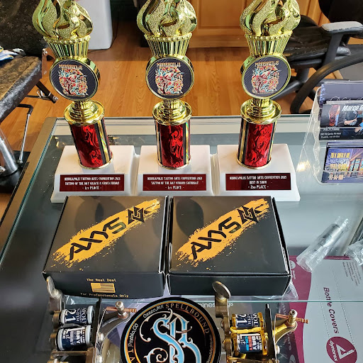 Find middle boob tattoo ideas for your next unique tattoo in Pueblo at Spellbound Electric Tattoos