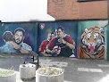 Public Art - Tigers mural, Walnut Street, Leicester.