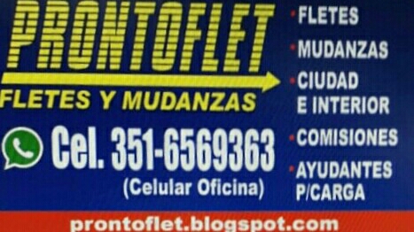 Fletes en Córdoba PRONTOFLET