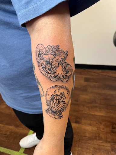 Explore skinny tattoo ideas, creative tattoo ideas in Rogers, available at Ink Solutions Tattoo