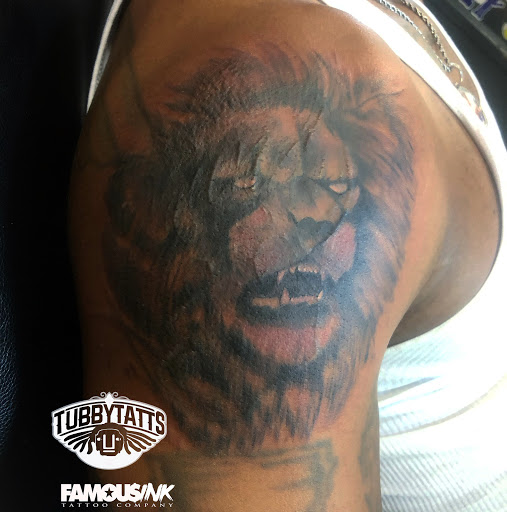 Explore colorful flower tattoo ideas, creative tattoo ideas in Hammond, available at Famous Ink, Inc.