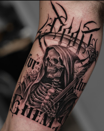 Explore half sleeve tattoo ideas for females, creative tattoo ideas in Fort Wayne, available at Grade A Tattoos and Body Piercing