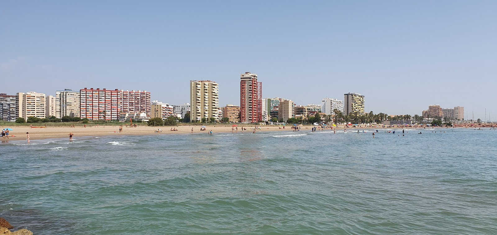 Foto von Platja de Massamagrell mit lange, gerade küste