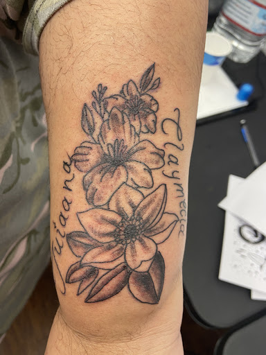 Explore gothic hand tattoo ideas, creative tattoo ideas in Lewiston, available at Walkins tattoos studio