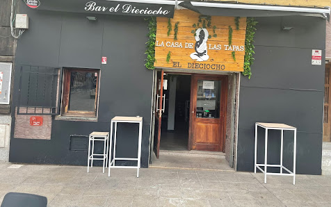 Bar de tapas El Dieciocho Pl. España, 1, 45250 Añover de Tajo, Toledo, España