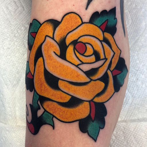 Explore teen wolf tattoo ideas, creative tattoo ideas in Buffalo, available at The Tilted Rose Tattoo