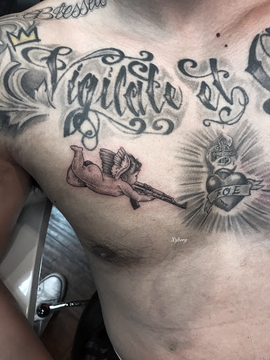 Explore colored tattoo ideas for men, creative tattoo ideas in Los Angeles, available at XY Tattoo Studio