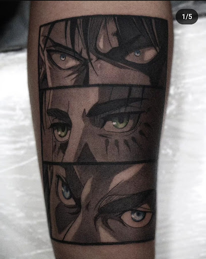Explore tattoo portfolio ideas, creative tattoo ideas in Buford, available at Inked Arts Tattoo Studio