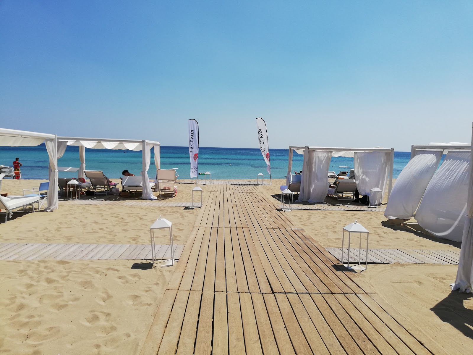 Foto de Spiaggia di Campo dei Messapi - lugar popular entre os apreciadores de relaxamento