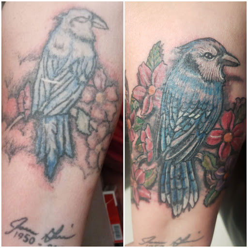 Explore butterfly tattoo color ideas, creative tattoo ideas in Homosassa, available at Citrus Tattoos