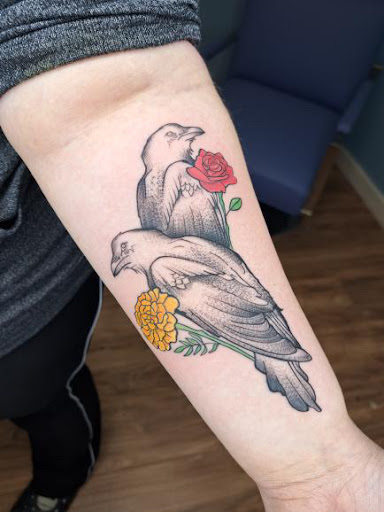 Explore scarecrow tattoo ideas, creative tattoo ideas in Tehachapi, available at Briar Rose TATTOO