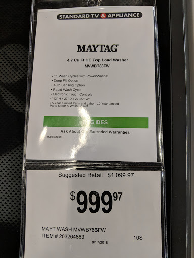 Appliance Store «Standard TV & Appliance», reviews and photos, 3600 SW Hall Blvd, Beaverton, OR 97005, USA