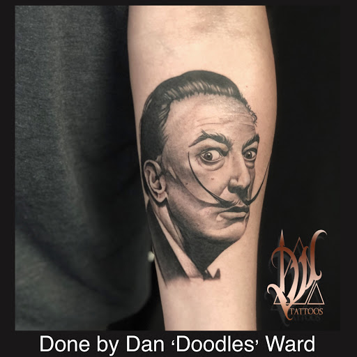 Explore donald duck tattoo ideas, creative tattoo ideas in Edison, available at Rorschach Gallery