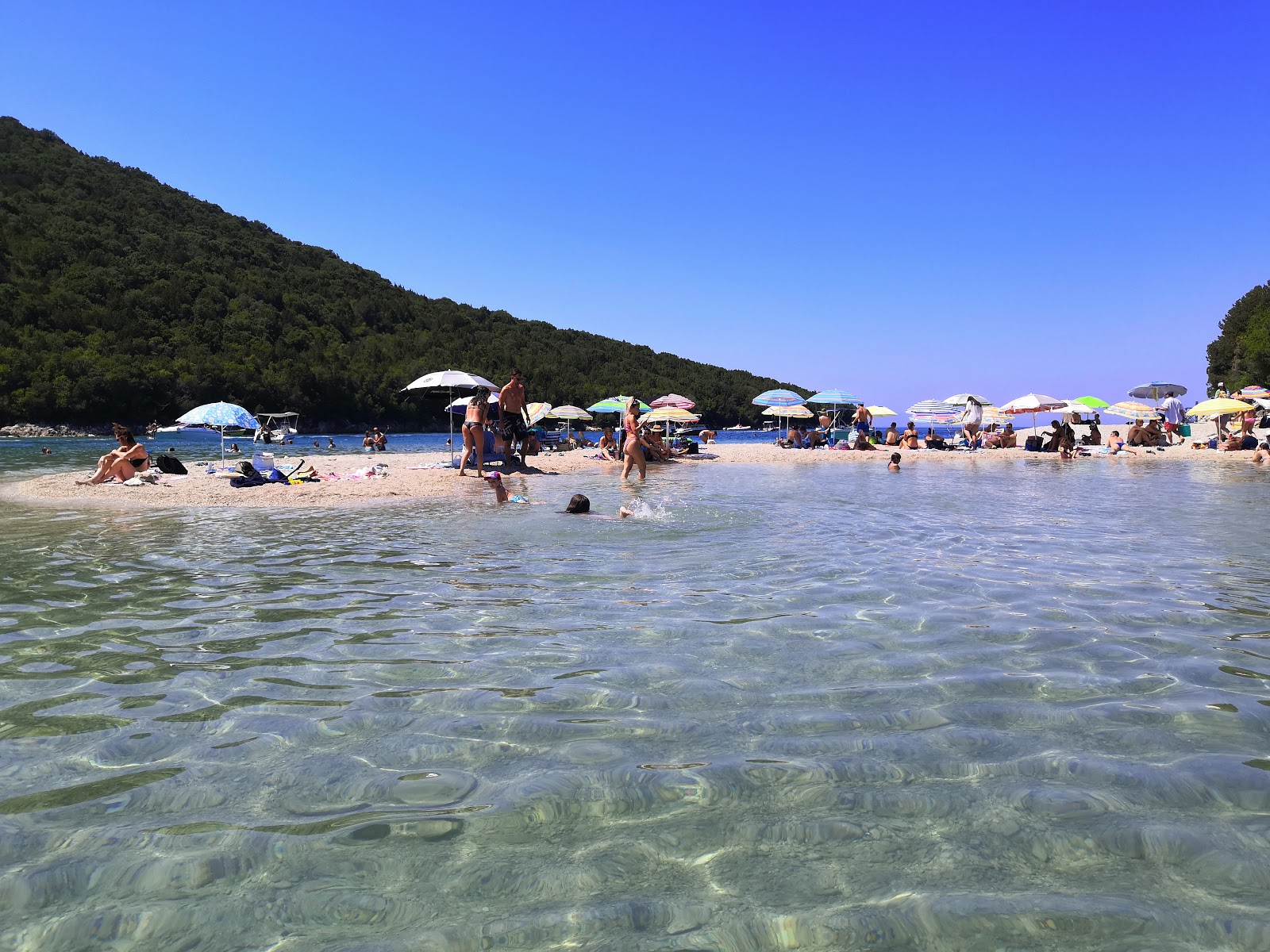 Zdjęcie Diapori beach położony w naturalnym obszarze