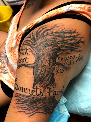 Explore simple christian tattoo ideas, creative tattoo ideas in Seymour, available at American Gypsy Tattoo Corp.