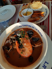 Bouillabaisse du Restaurant de fruits de mer Tantina de la Playa Bidart - n°5