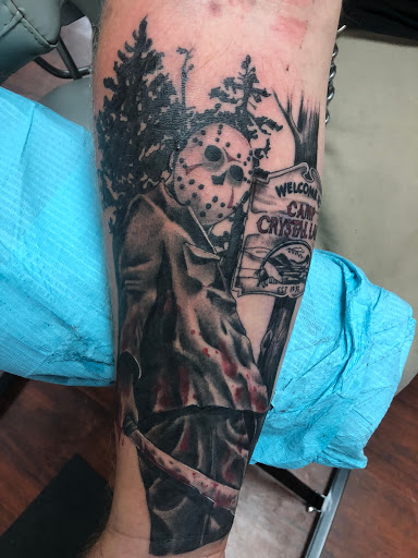 Explore jersey shore tattoo ideas, creative tattoo ideas in Largo, available at Alchemy Tattoos and Body Piercings