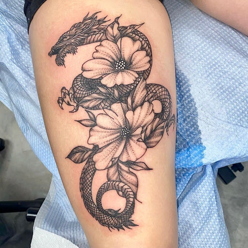 Explore mushroom tattoo ideas, creative tattoo ideas in San Diego, available at SD Tattoo