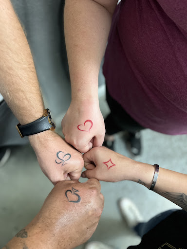 Explore tattoo ring ideas, creative tattoo ideas in Las Vegas, available at 70Duece Tattoos