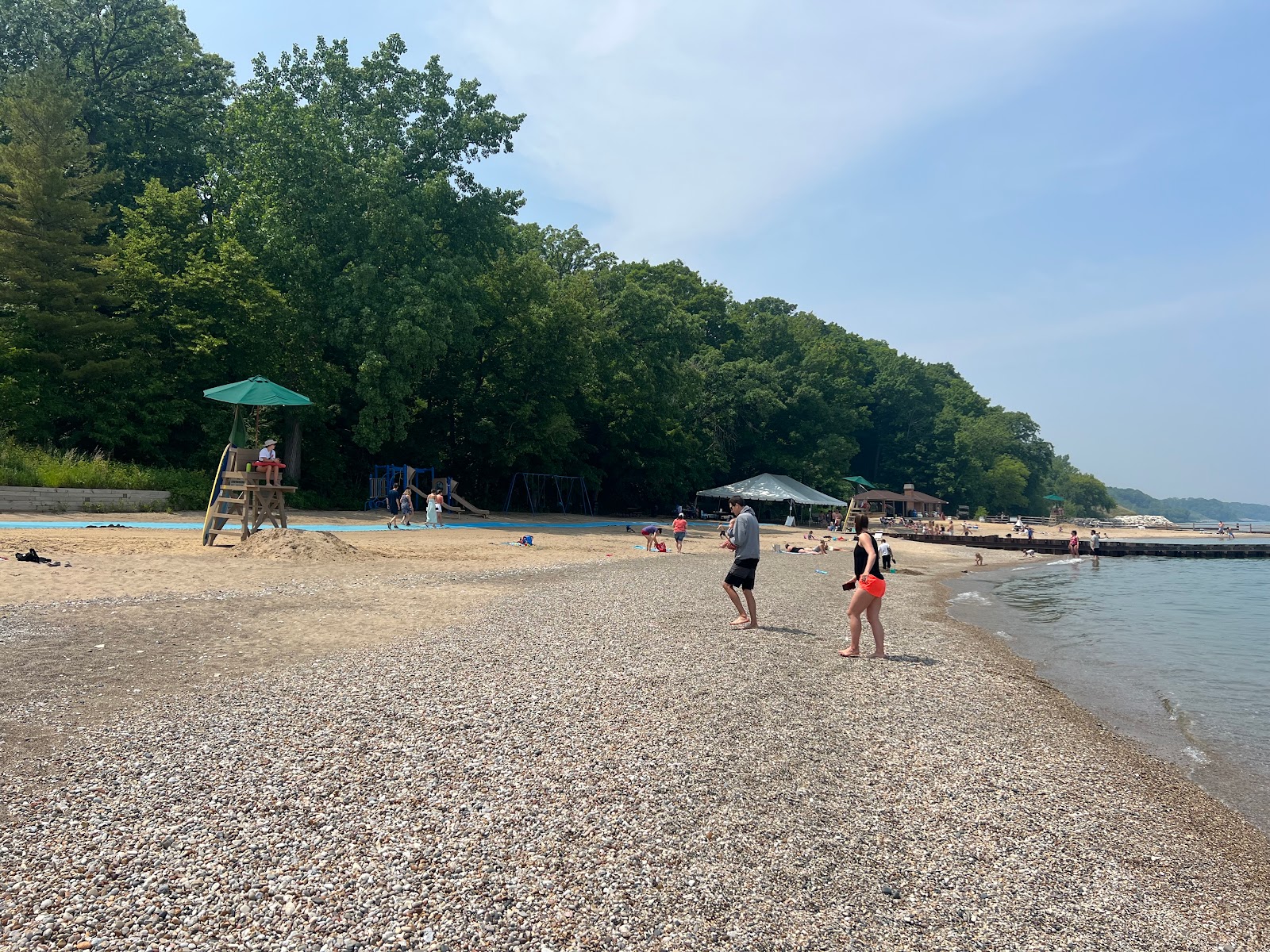 Photo of Lake Bluff Beach with very clean level of cleanliness