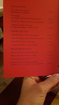Menu du Locanda e Cucina il Fagiano à Settepolesini