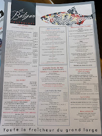Restaurant de poisson Le Baligan à Cabourg - menu / carte