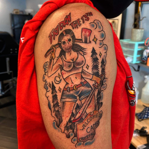 Explore final fantasy 7 tattoo ideas, creative tattoo ideas in Palm Harbor, available at Angry Owl Tattoo and Piercing