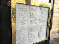 Trattoria César à Paris menu