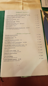 Lo Zenzero à Milan menu