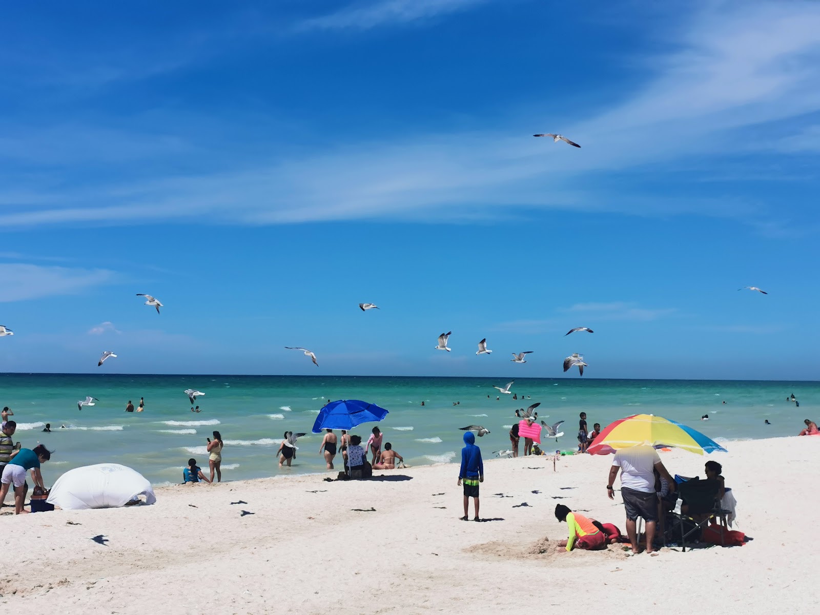 Playa Sisal的照片 带有碧绿色水表面