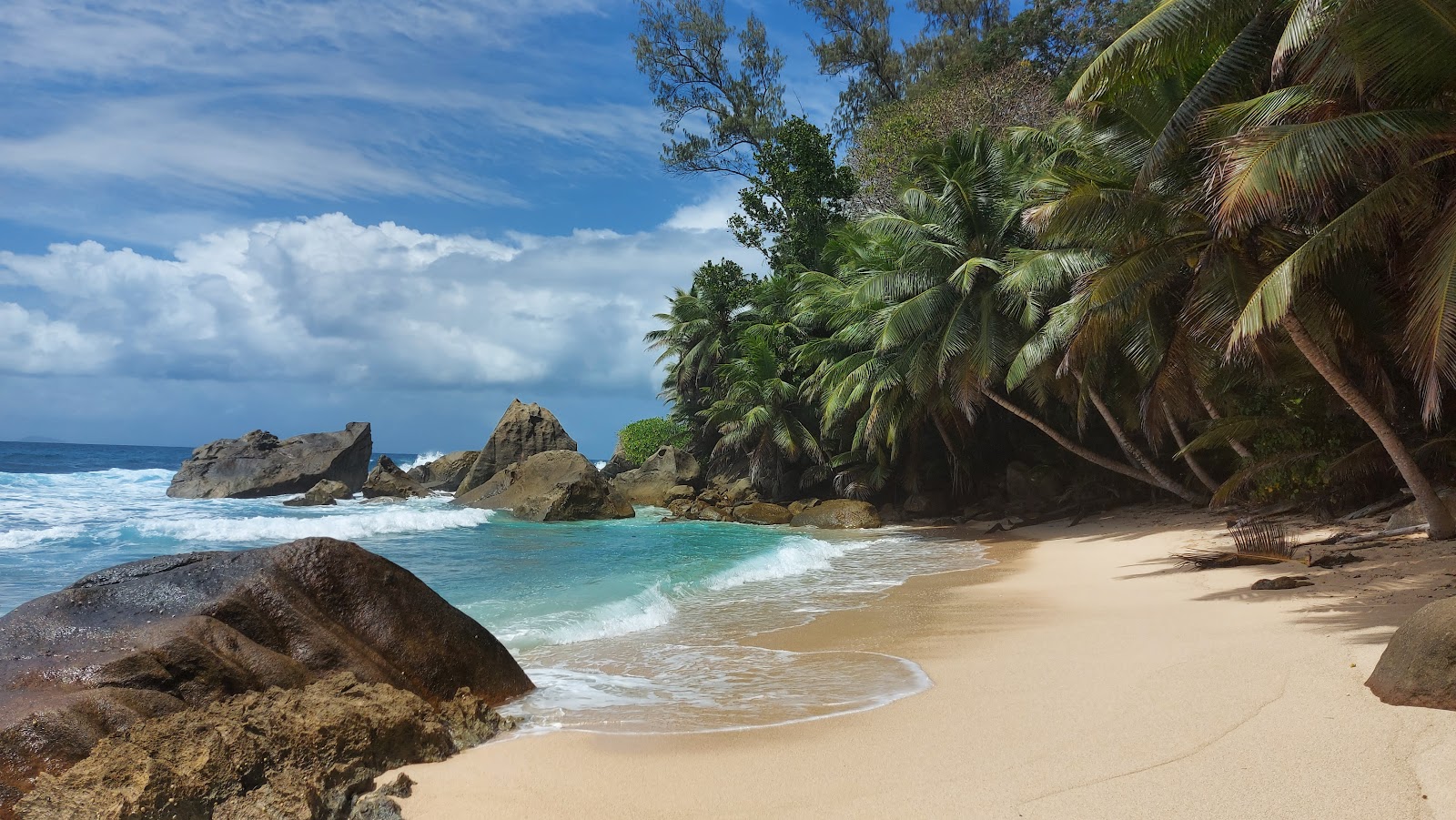 Photo of Anse Patates Beach with bright sand surface