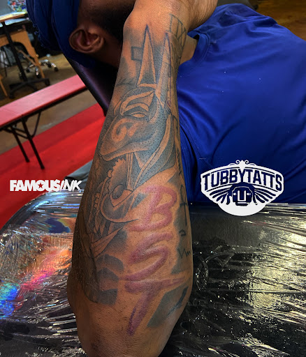 Explore letter tattoos ideas, creative tattoo ideas in Hammond, available at Famous Ink, Inc.