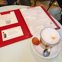 Menu / carte de Café Panis. à Paris