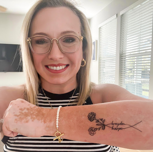 Explore forearm watercolor tattoo ideas, creative tattoo ideas in Goose Creek, available at Blu Gorilla Goose Creek