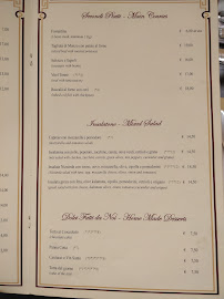 Carte du Vineria Le Potazzine à Montalcino