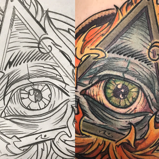 Explore small forearm tattoo ideas for men, creative tattoo ideas in Augusta, available at Mr. Tattoo