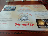 Shangri La à Hamelin menu