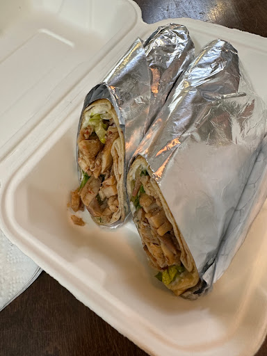 Chicken shawarma wrap