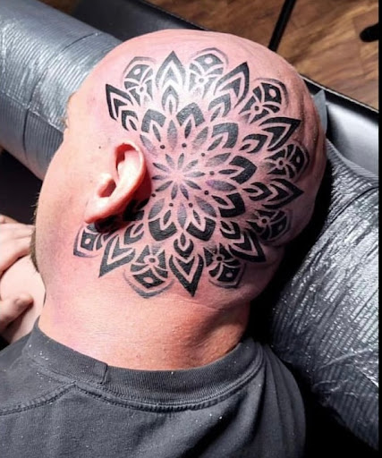 Explore shoulder chest tattoo ideas, creative tattoo ideas in Amarillo, available at Puppeteer Ink Tattoo Studio