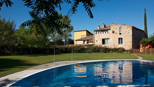 Camping Can Coromines, Restaurante en Maià de Montcal,Girona