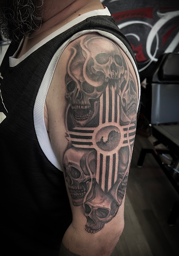 Explore coraline tattoo ideas, creative tattoo ideas in Silver City, available at Independent Ink Tattoo